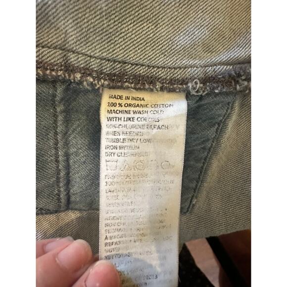 prAna Blue Organic Cotton Button up Tank Size M - Picture 5 of 6